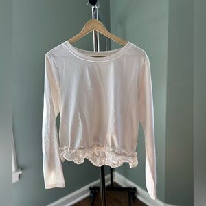 Anthropologie Sundays Ruffle Waist Top